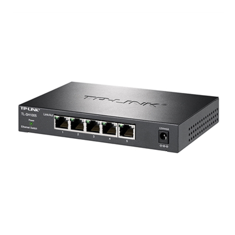 TP-LINK TL-SH1005 5口2.5G以太网交换机评测 免配置高速NAS组网利器
